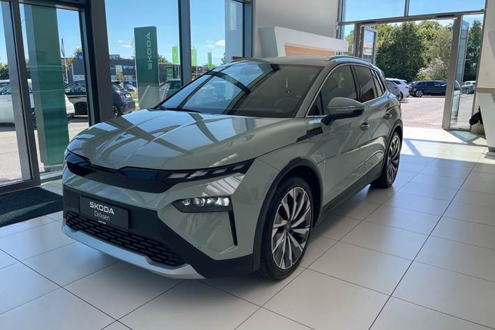 Grøn Skoda Elroq fra 2025