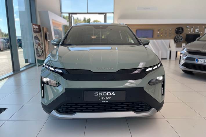 Grøn Skoda Elroq fra 2025