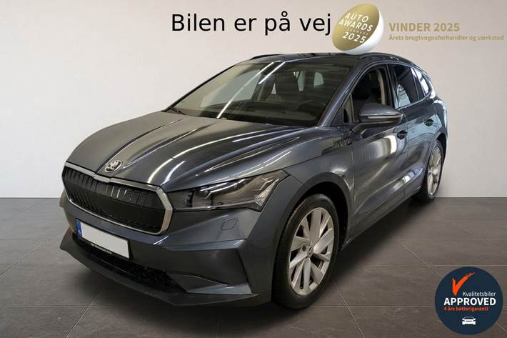 Grå Skoda Enyaq fra 2021