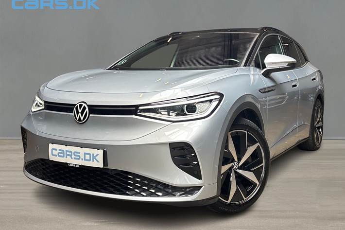 Sølv VW ID.4 fra 2022 set udefra