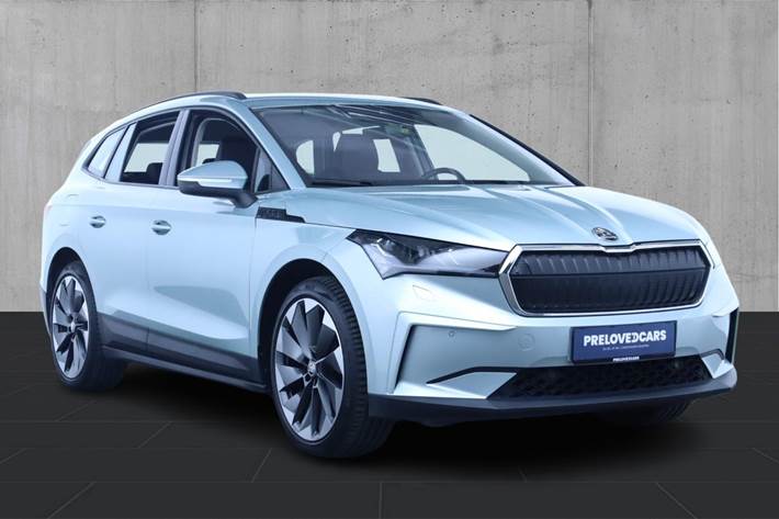Grøn Skoda Enyaq fra 2021
