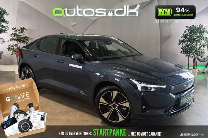Blå Polestar 2 fra 2024