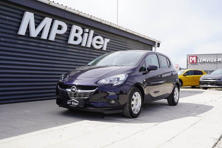 Sort Opel Corsa fra 2019