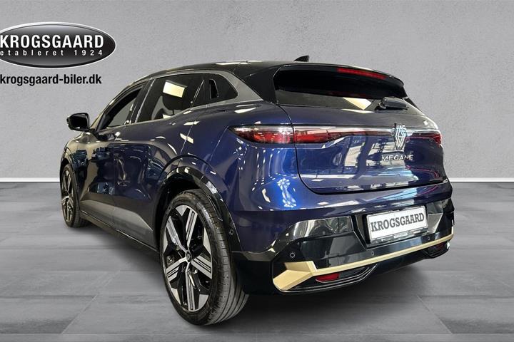 Blå Renault Megane E-Tech fra 2023