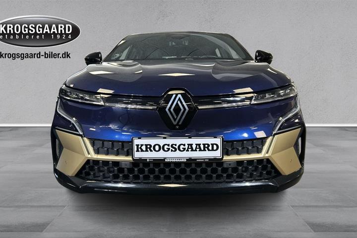 Blå Renault Megane E-Tech fra 2023