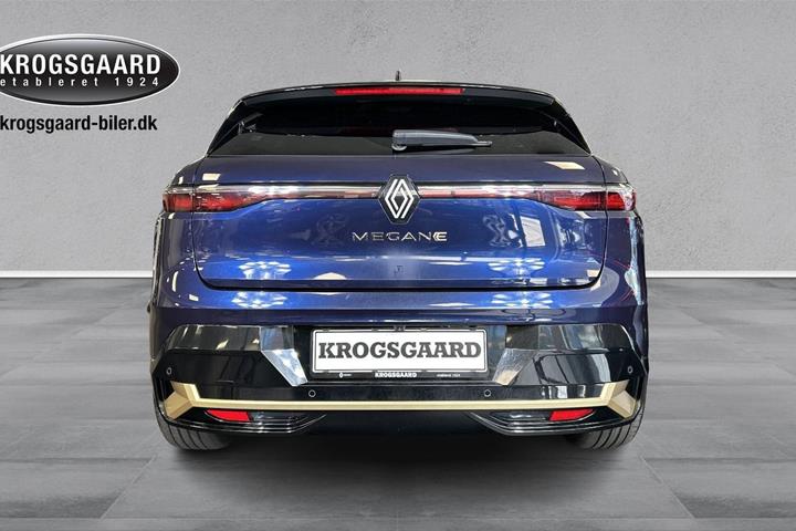 Blå Renault Megane E-Tech fra 2023