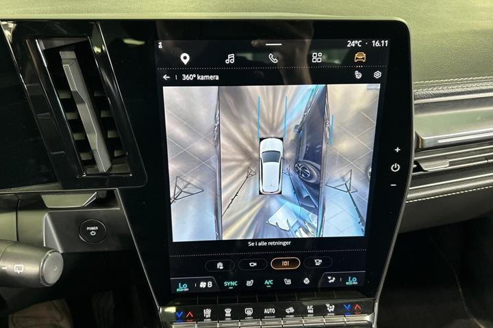 Blå Renault Megane E-Tech fra 2023