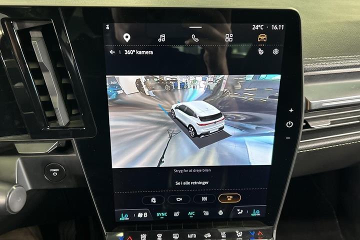 Blå Renault Megane E-Tech fra 2023