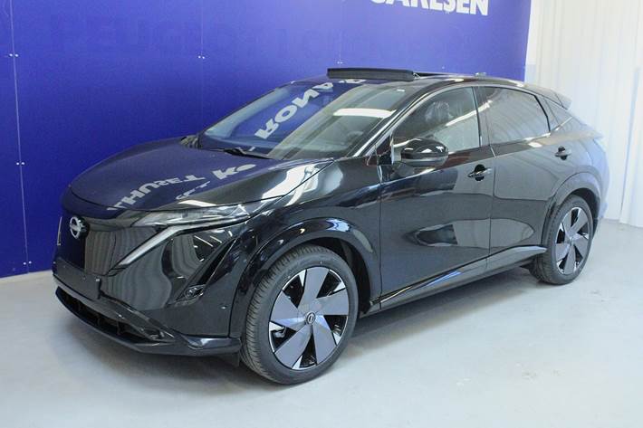 Sort Nissan Ariya fra 2025