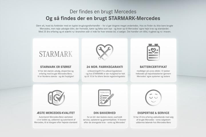 Grå Mercedes EQE350+ fra 2022