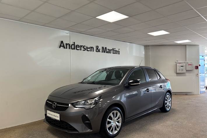 Grå Opel Corsa fra 2020
