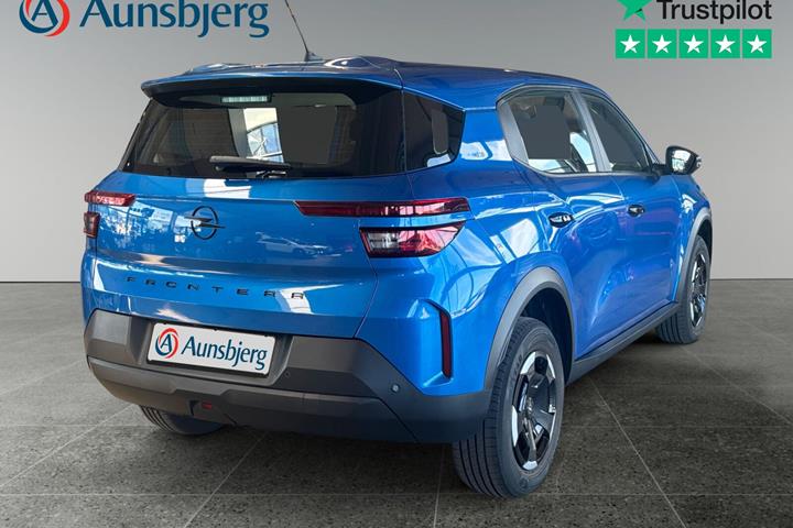 Blå Opel Frontera fra 2025