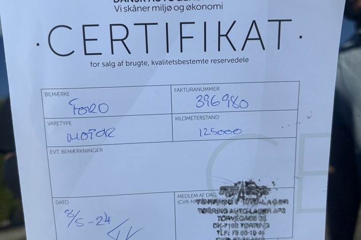 Grå Ford Fiesta fra 2013