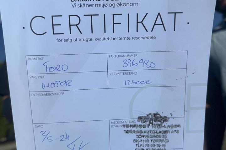 Grå Ford Fiesta fra 2013