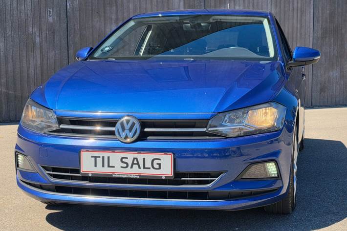 Grå VW Polo fra 2020