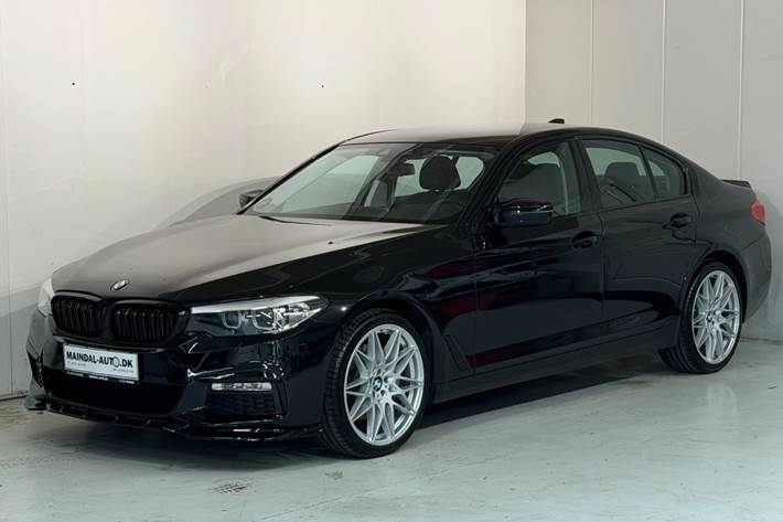 Sort BMW 530d fra 2018