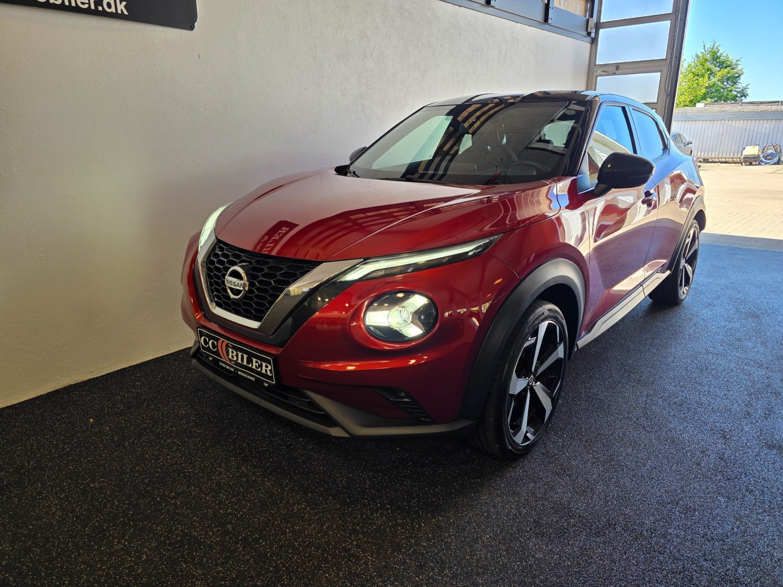 Rød Nissan Juke fra 2021