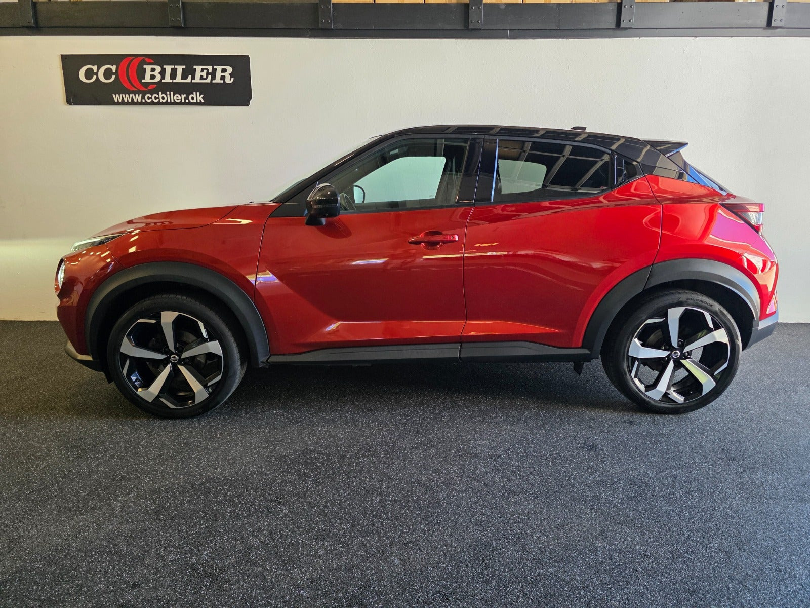 Rød Nissan Juke fra 2021