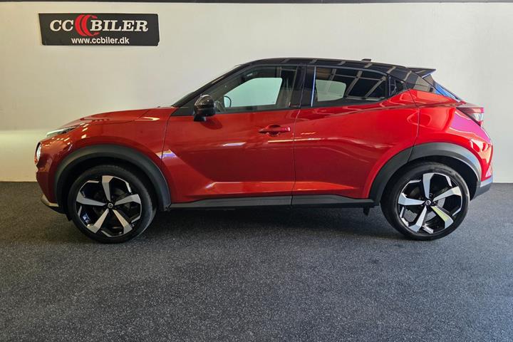 Rød Nissan Juke fra 2021