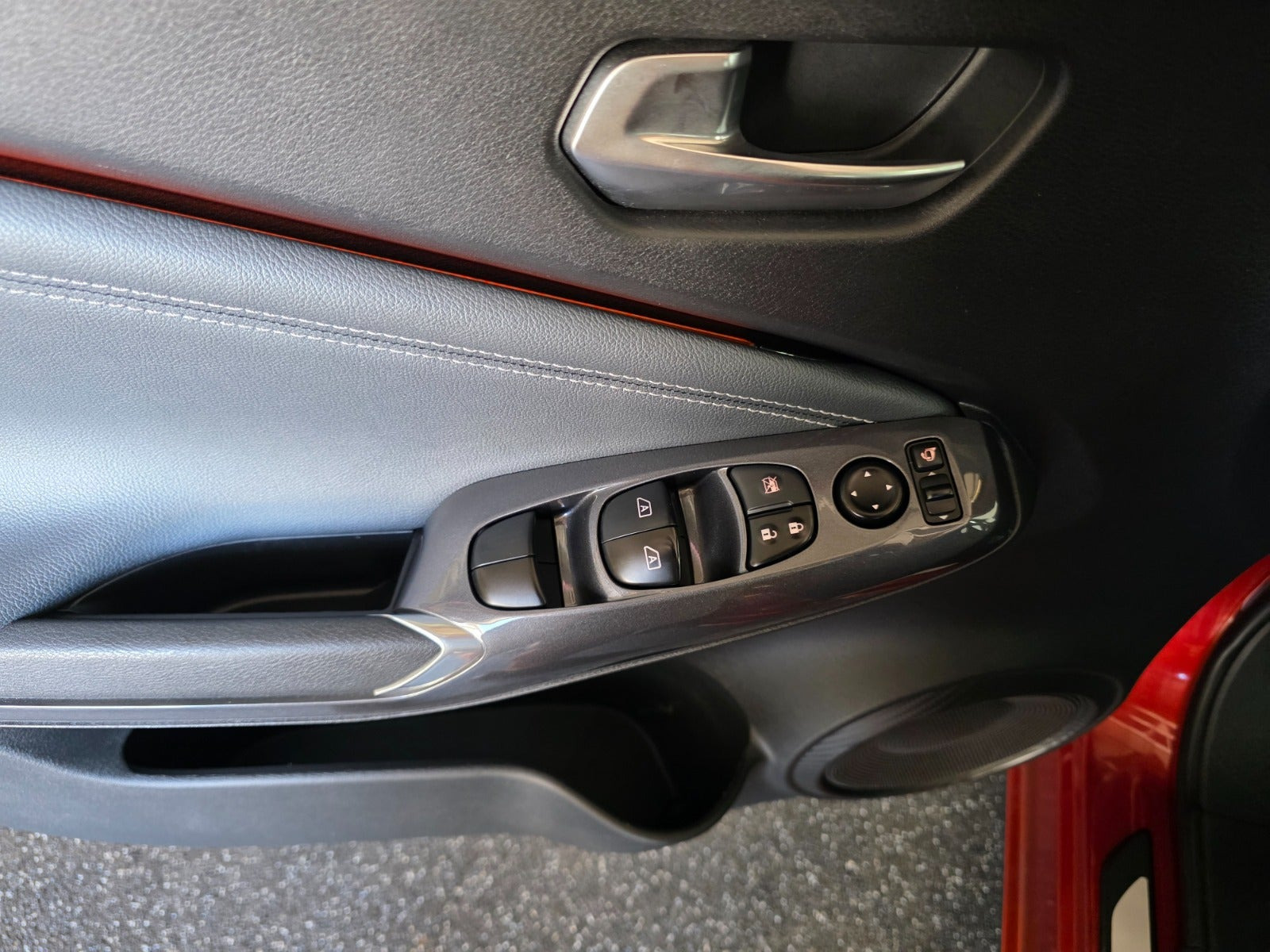 Rød Nissan Juke fra 2021