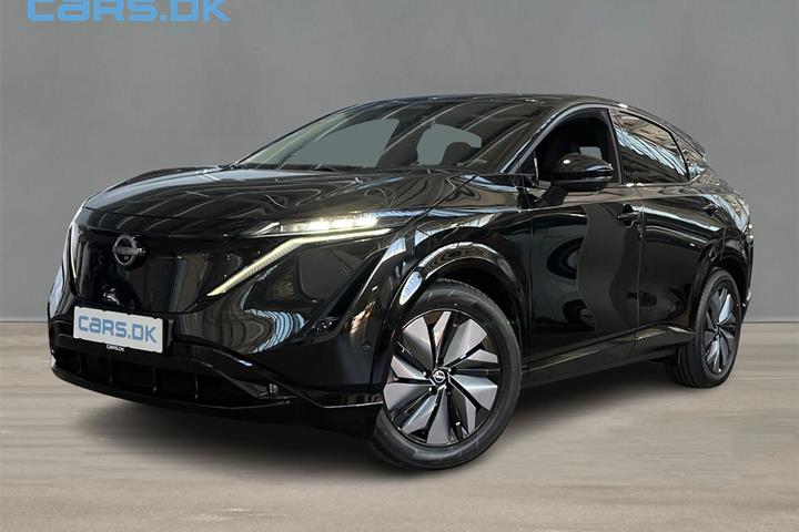 Sort Nissan Ariya fra 2026 set udefra