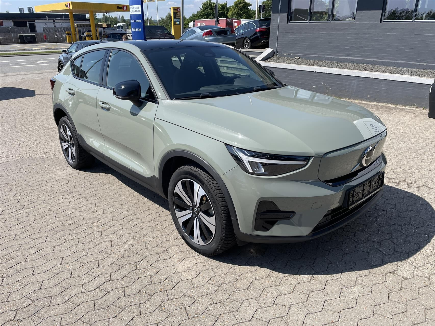 Grøn Volvo C40 fra 2023
