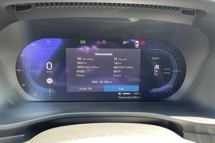 Grøn Volvo C40 fra 2023