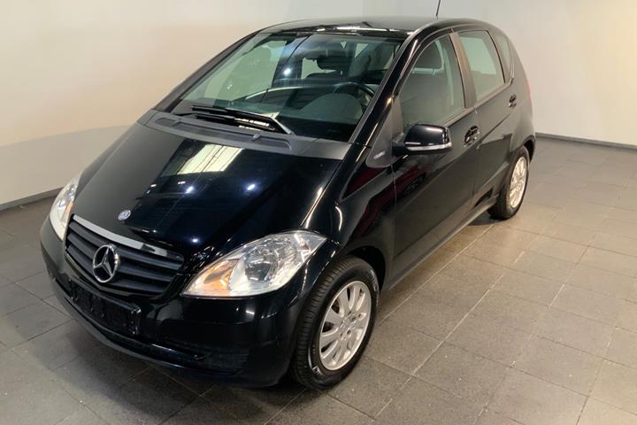 Sort Mercedes A160 fra 2012 set udefra