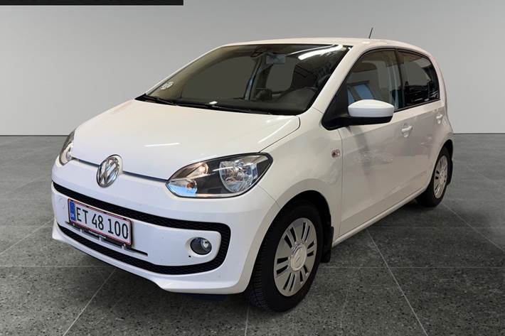 Hvid VW UP! fra 2016 set udefra