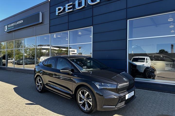 Sort Skoda Enyaq fra 2023