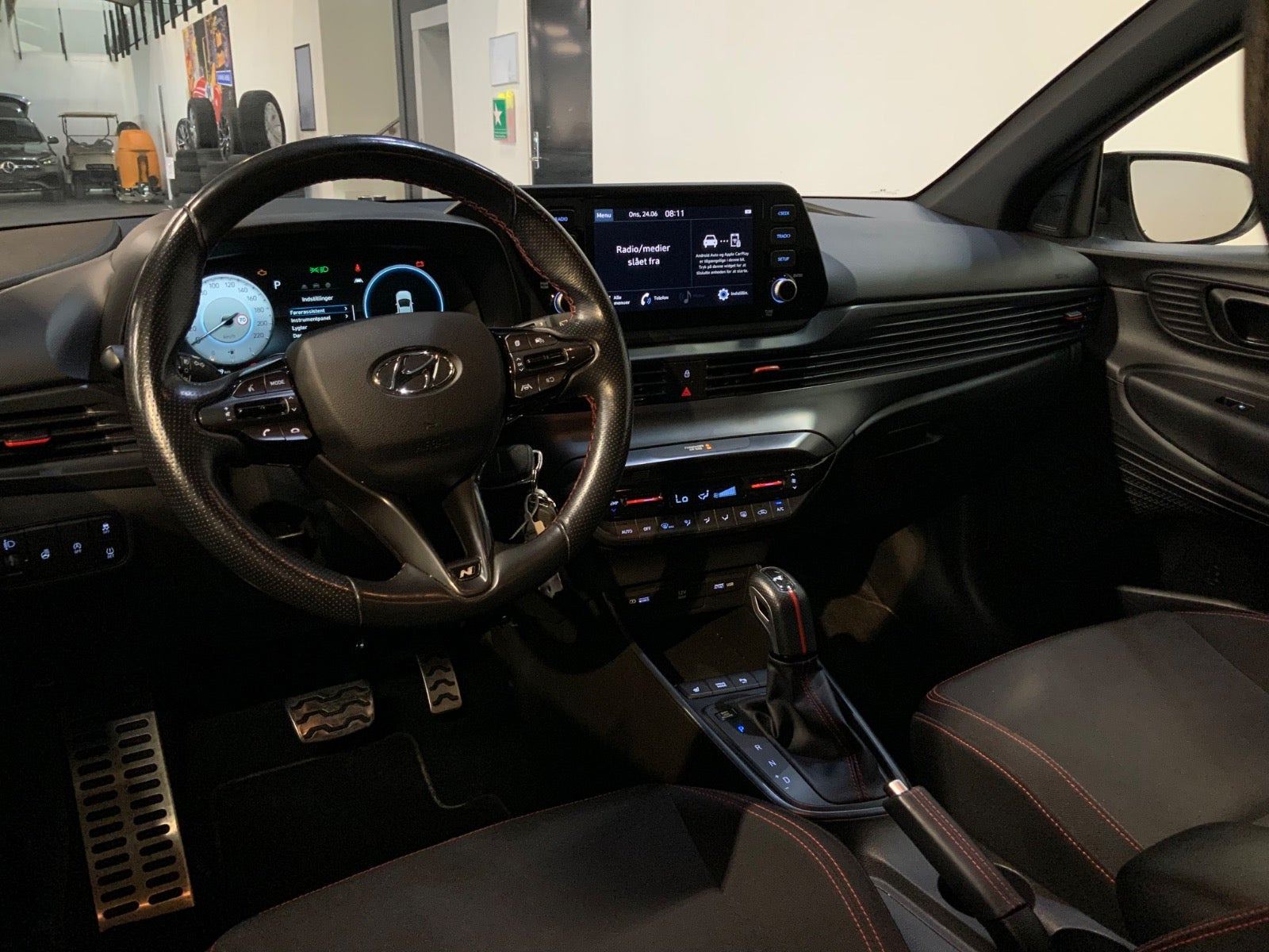 Hvid Hyundai i20 fra 2022