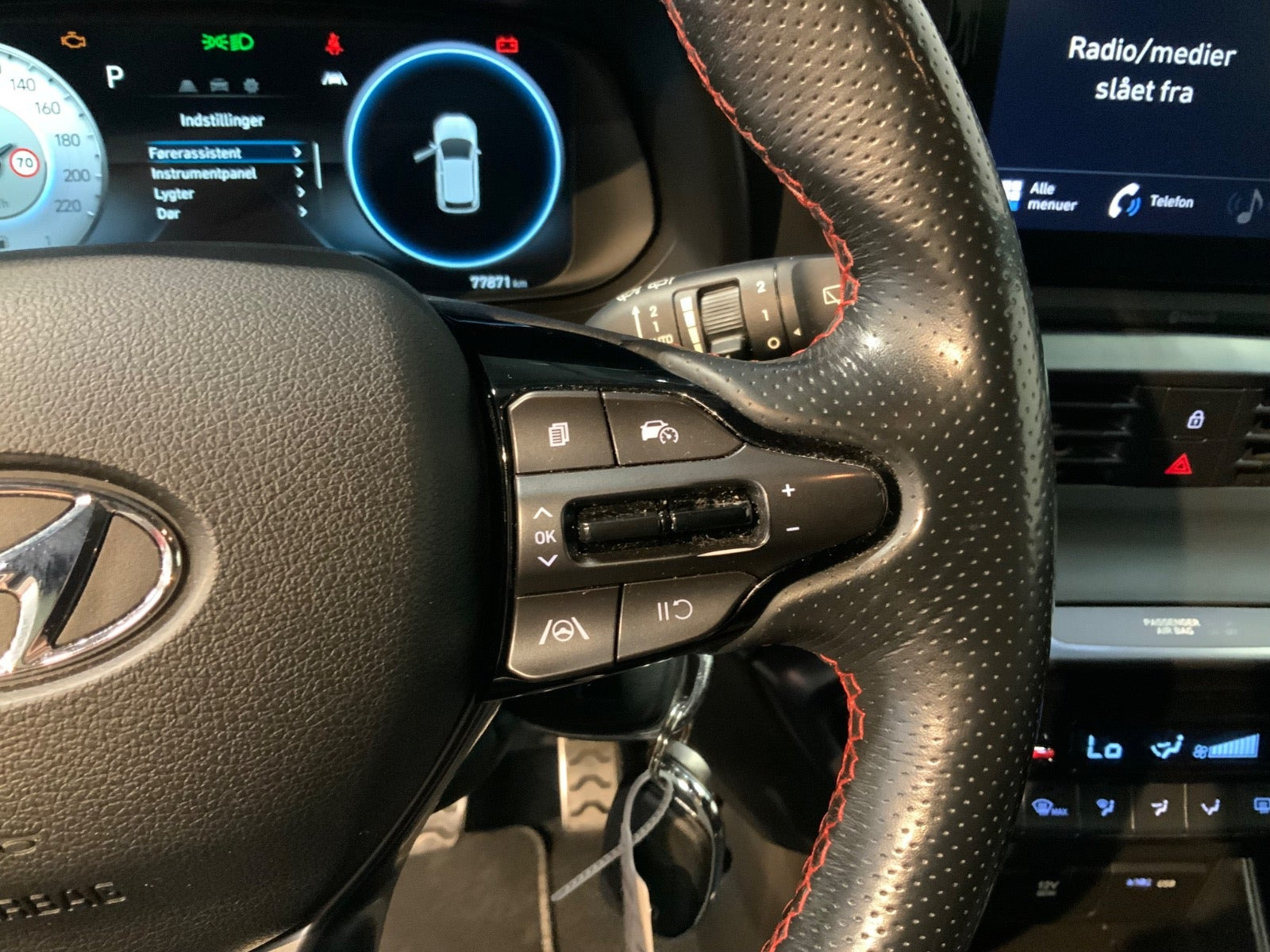 Hvid Hyundai i20 fra 2022