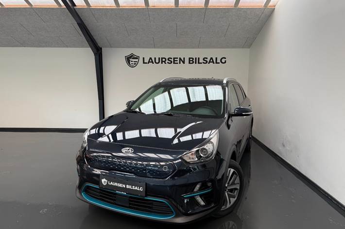 Blå Kia e-Niro fra 2019