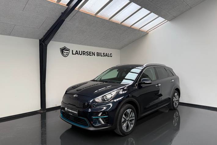 Blå Kia e-Niro fra 2019