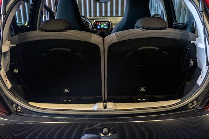 Sort Toyota Aygo fra 2018