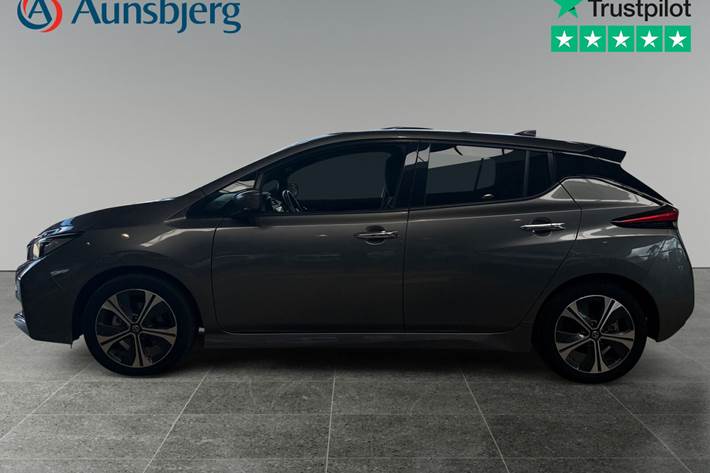 Grå Nissan Leaf fra 2021