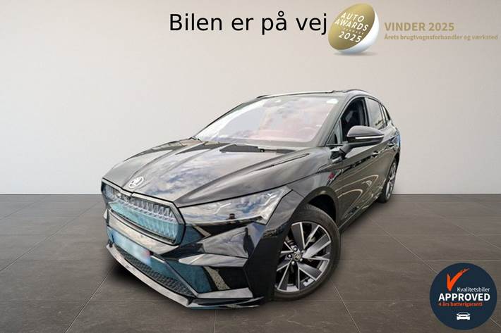 Sort Skoda Enyaq fra 2023