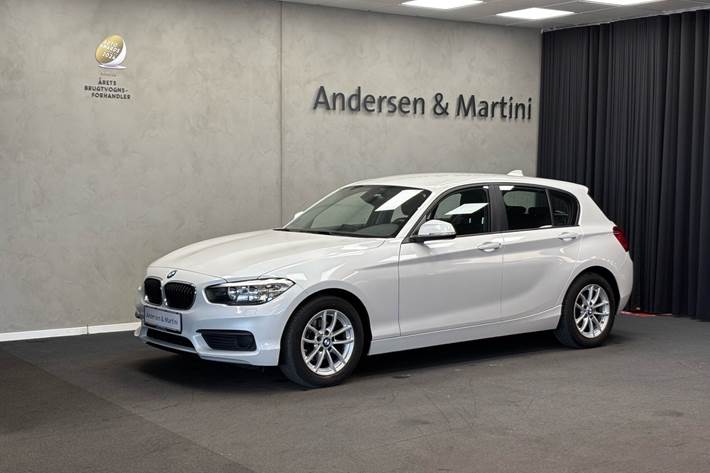 Hvid BMW 118i fra 2018