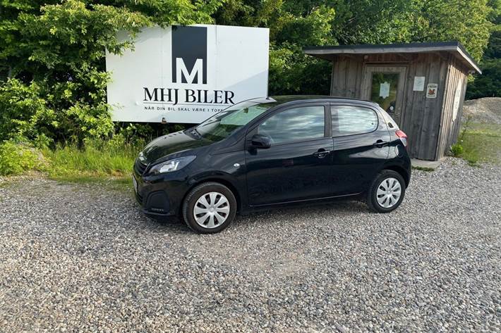 Sort Peugeot 108 fra 2017