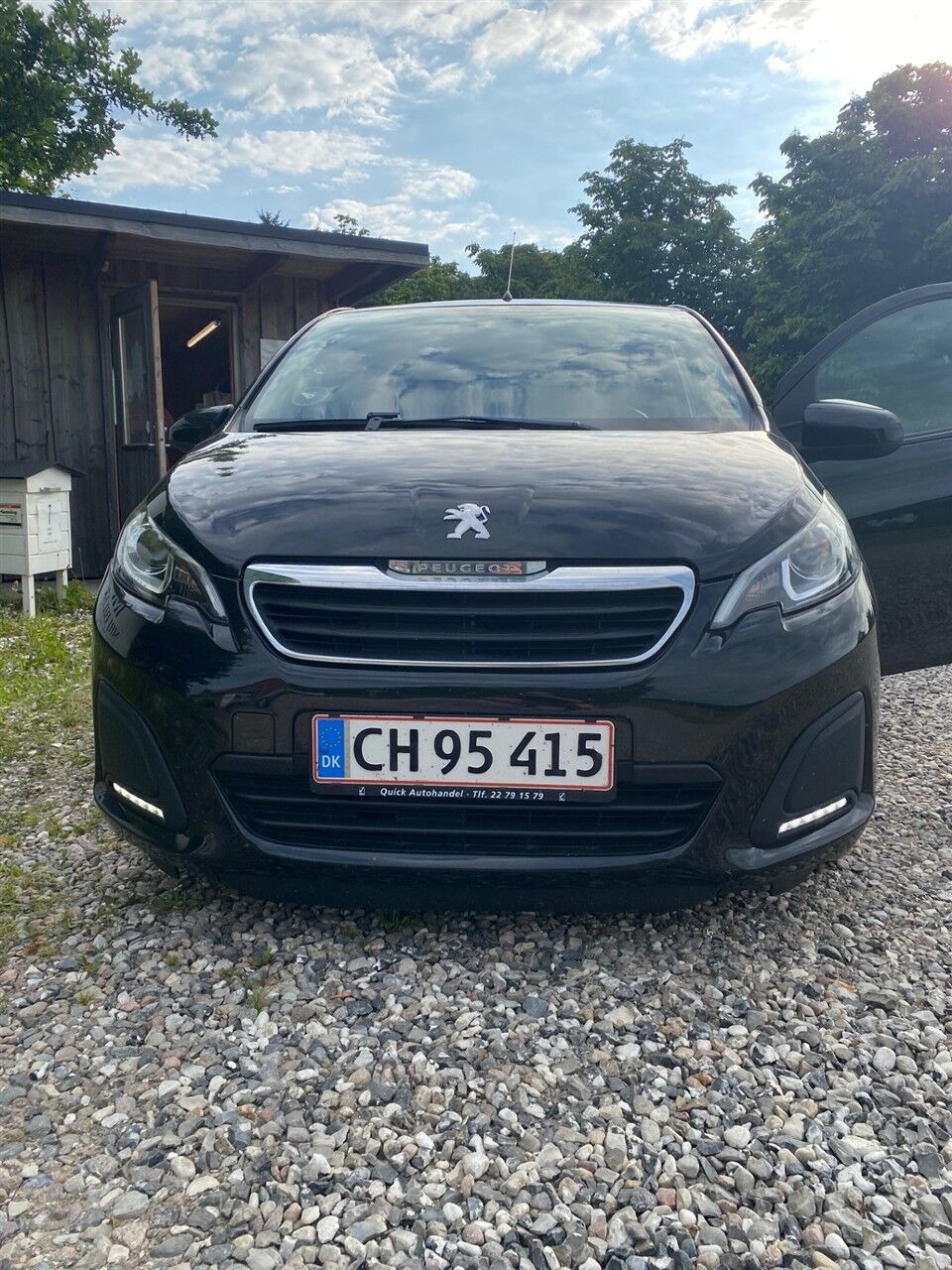 Sort Peugeot 108 fra 2017