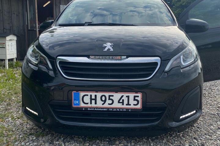Sort Peugeot 108 fra 2017