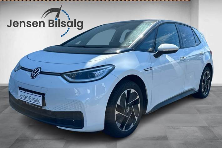 Hvid VW ID.3 fra 2021