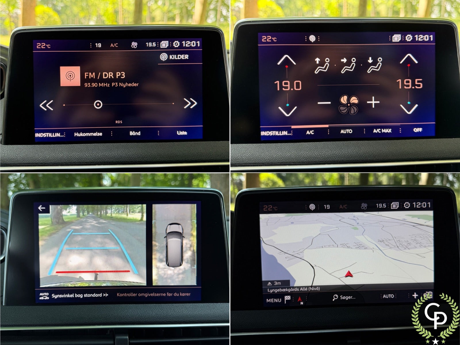Sort Peugeot 5008 fra 2017