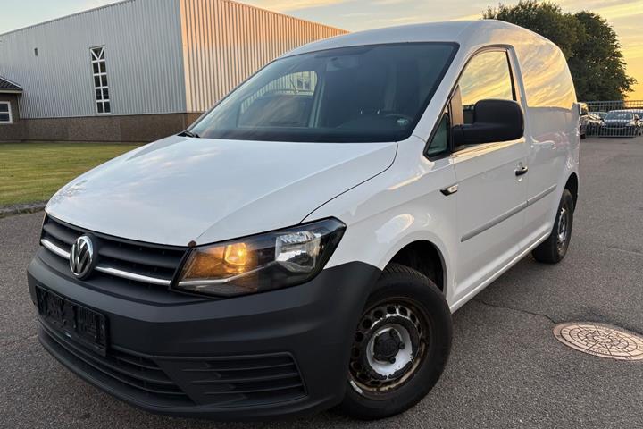 Hvid VW Caddy fra 2018
