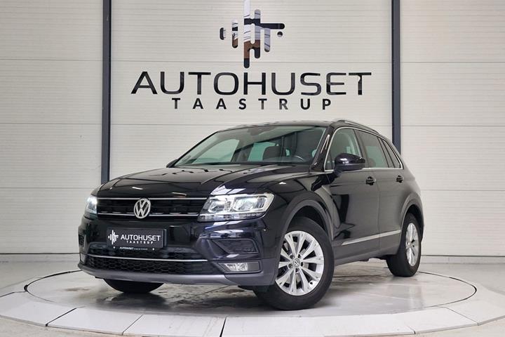 Sort VW Tiguan fra 2019 set udefra