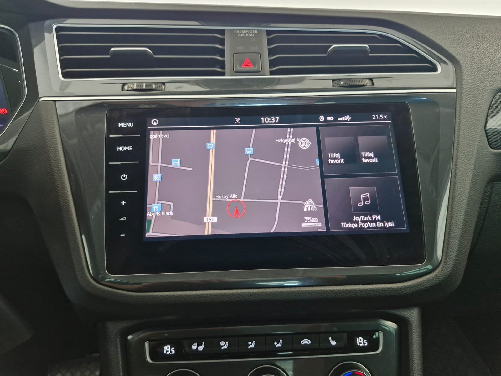 Sort VW Tiguan fra 2019