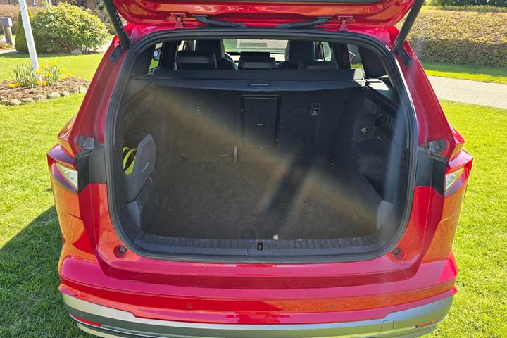 Rød Skoda Enyaq fra 2024