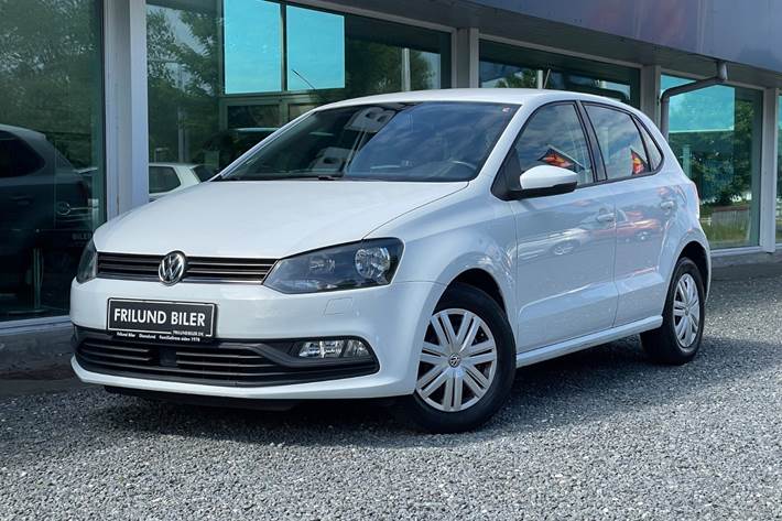 Hvid VW Polo fra 2015