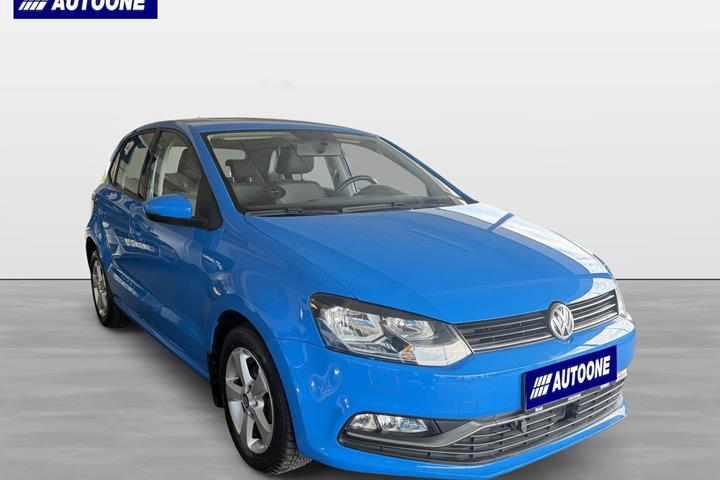 Blå VW Polo fra 2015