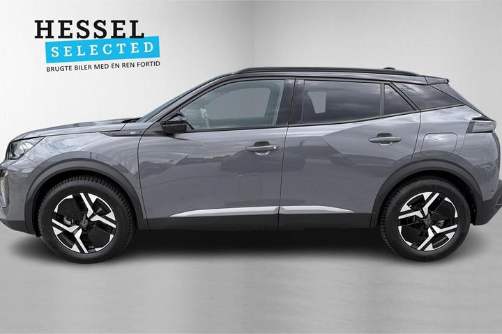 Grå Peugeot e-2008 fra 2024